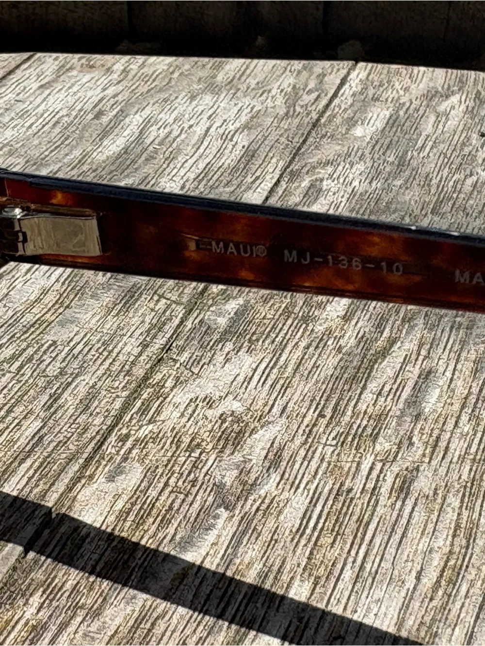 Maui Jim Tortoise Frame Sunglasses with Brown Lenses